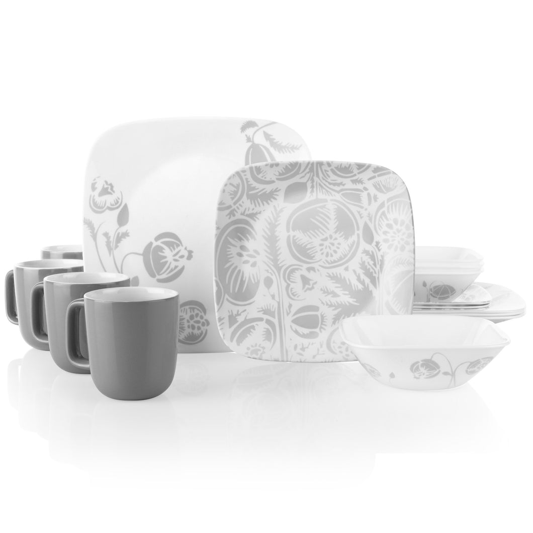 CORELLE SET SQUARE NIGHT BLOOM #1135392