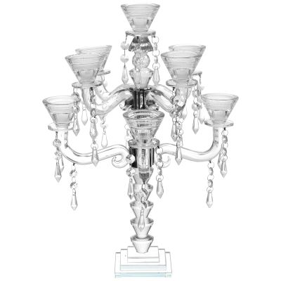 Candelabra 9 Branch with Hanging Crystals 25