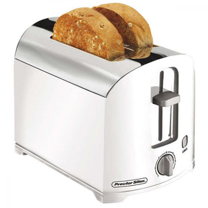 2 slice toaster white proctor silex