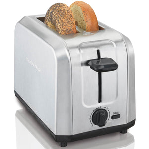 2 slice stainless steel toaster