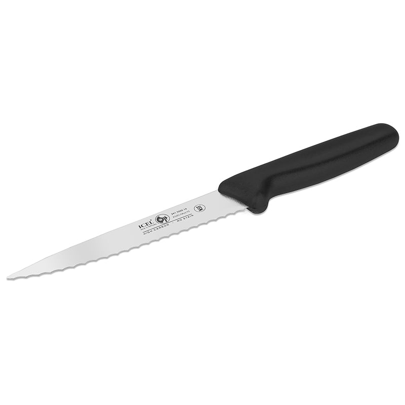 Icel Utility knives serrated 5.5'' serrated Black