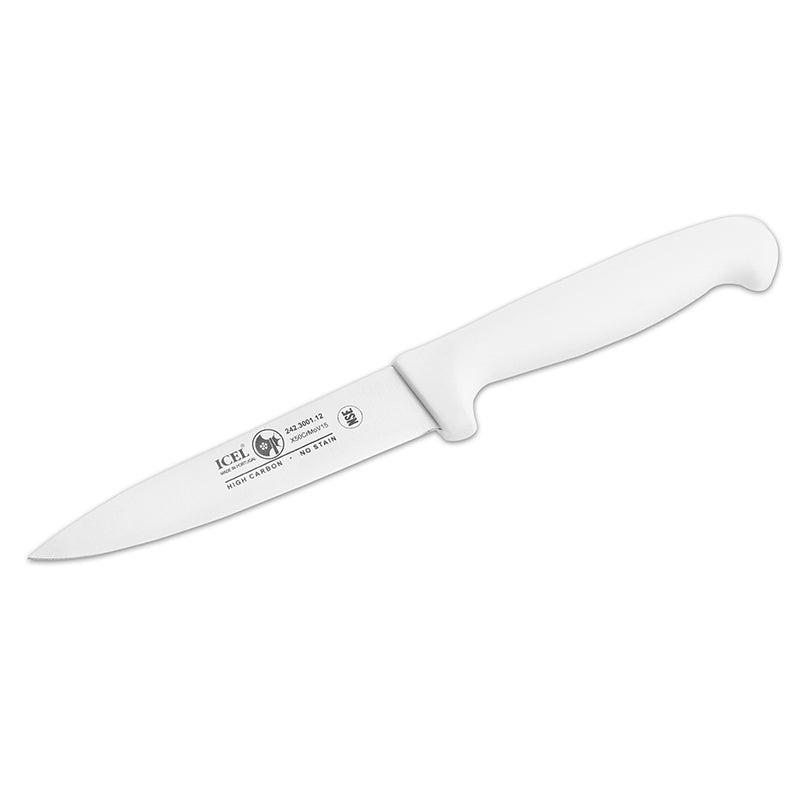 Icel Comfort grip Straight Utility knife 4.75'' straight White