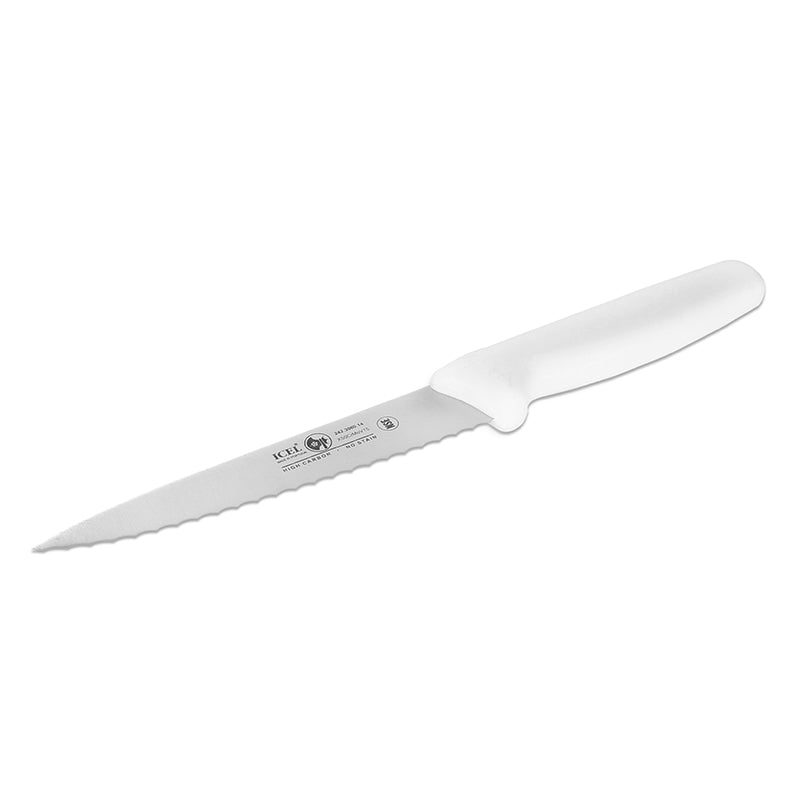 Icel Utility knives serrated 5.5'' serrated White