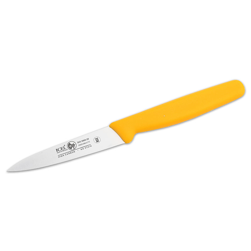 Icel Paring knife 3.5'' straight Yellow