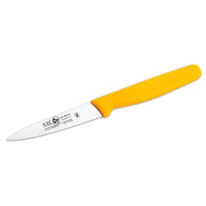 Icel Paring knife 3.5'' serrated Yellow