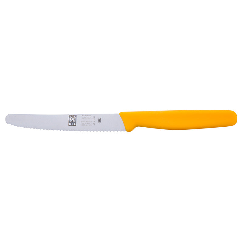 Icel Steak knives Colored 4.25'' serrated Yellow