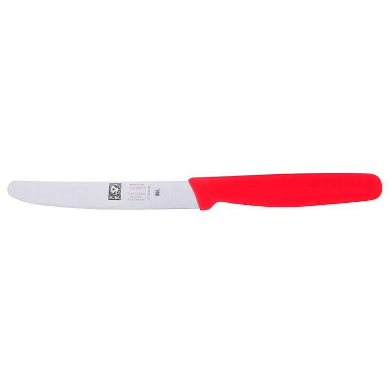 Icel Safely paring knives 4.25'' straight Red