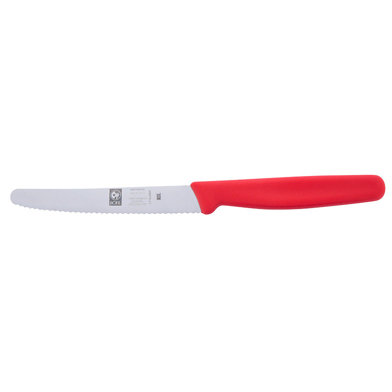 Icel Steak knives Colored 4.25'' serrated Red