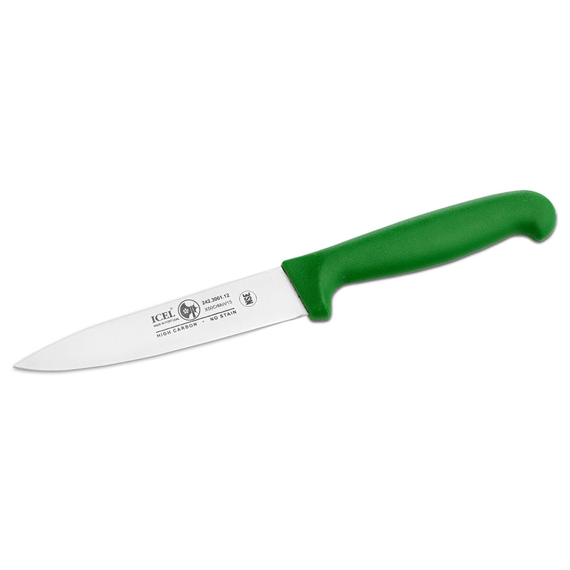 Icel Comfort grip Straight Utility knife 4.75'' straight Green