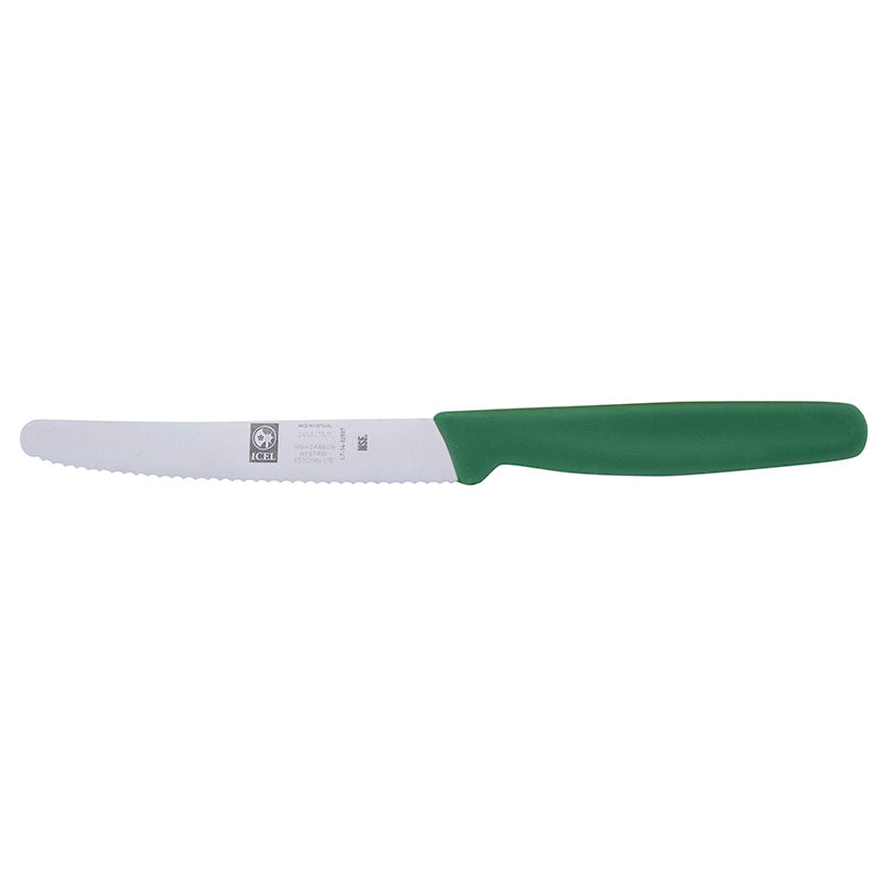 Icel Steak knives Colored 4.25'' serrated Green