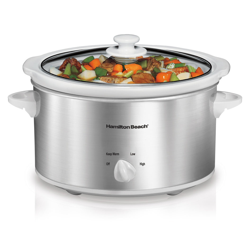 4 qt stainless slow cooker