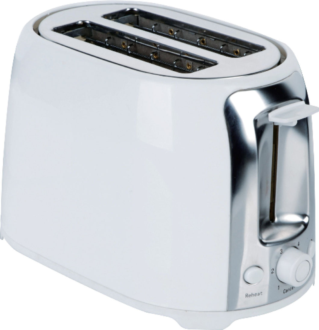 brentwood 2 slice toaster white