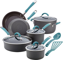 Load image into Gallery viewer, Rachael Ray 12 Piece  Hard Anodized Nonstick  Pots and Pans Set
