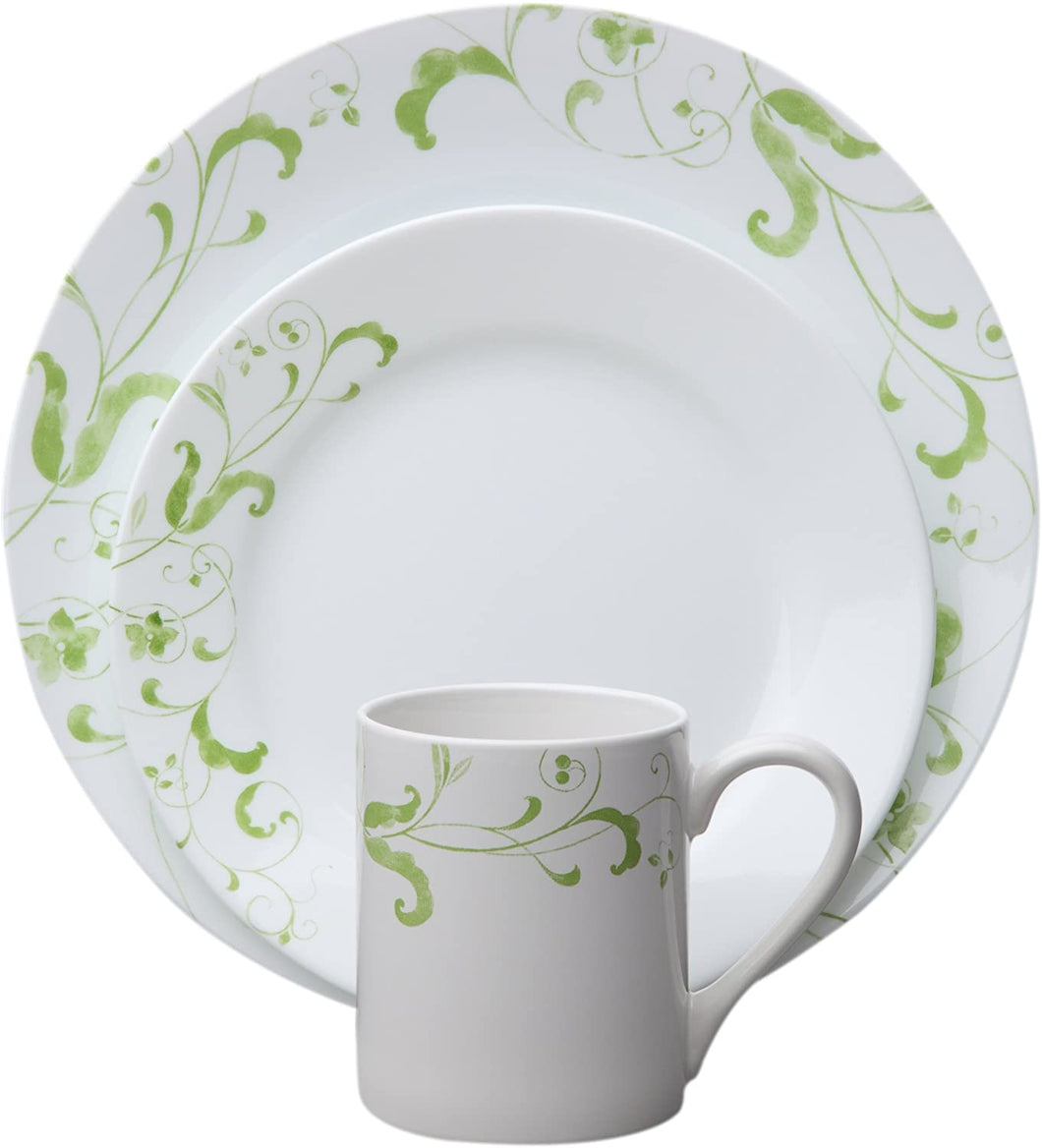 corelle 16pc spring faenza dinnerware set service for 4