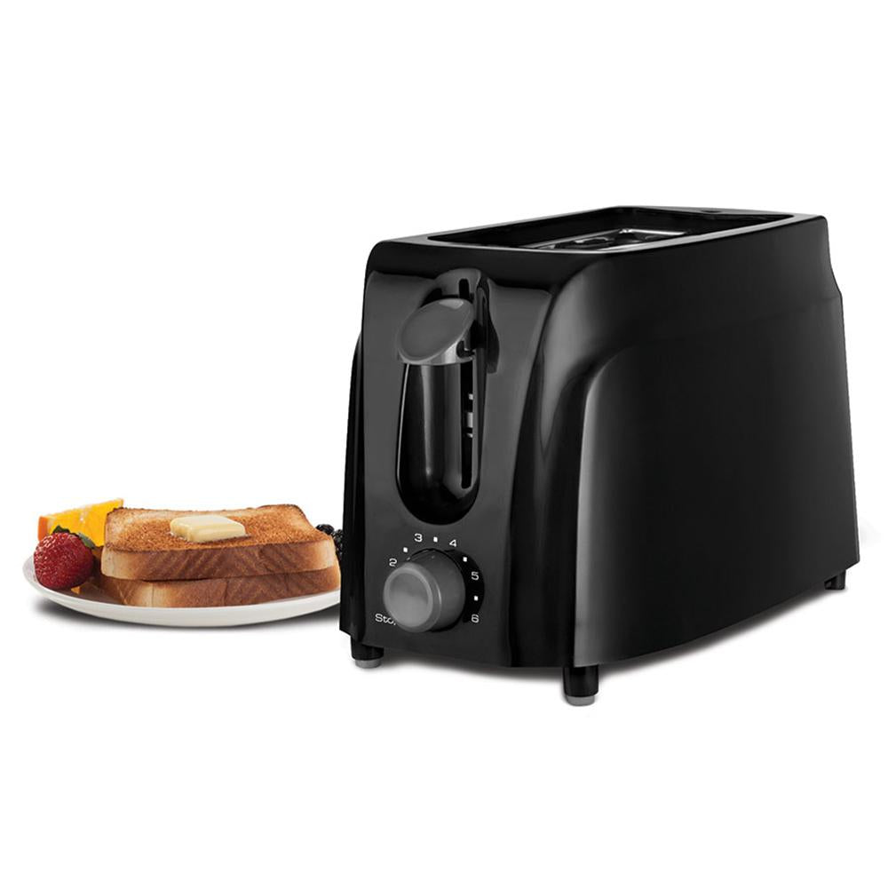 brentwood cool touch 2 slice toaster black