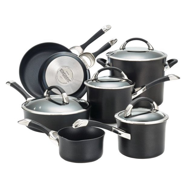 circulon 11 pc black symmetry  cookware set